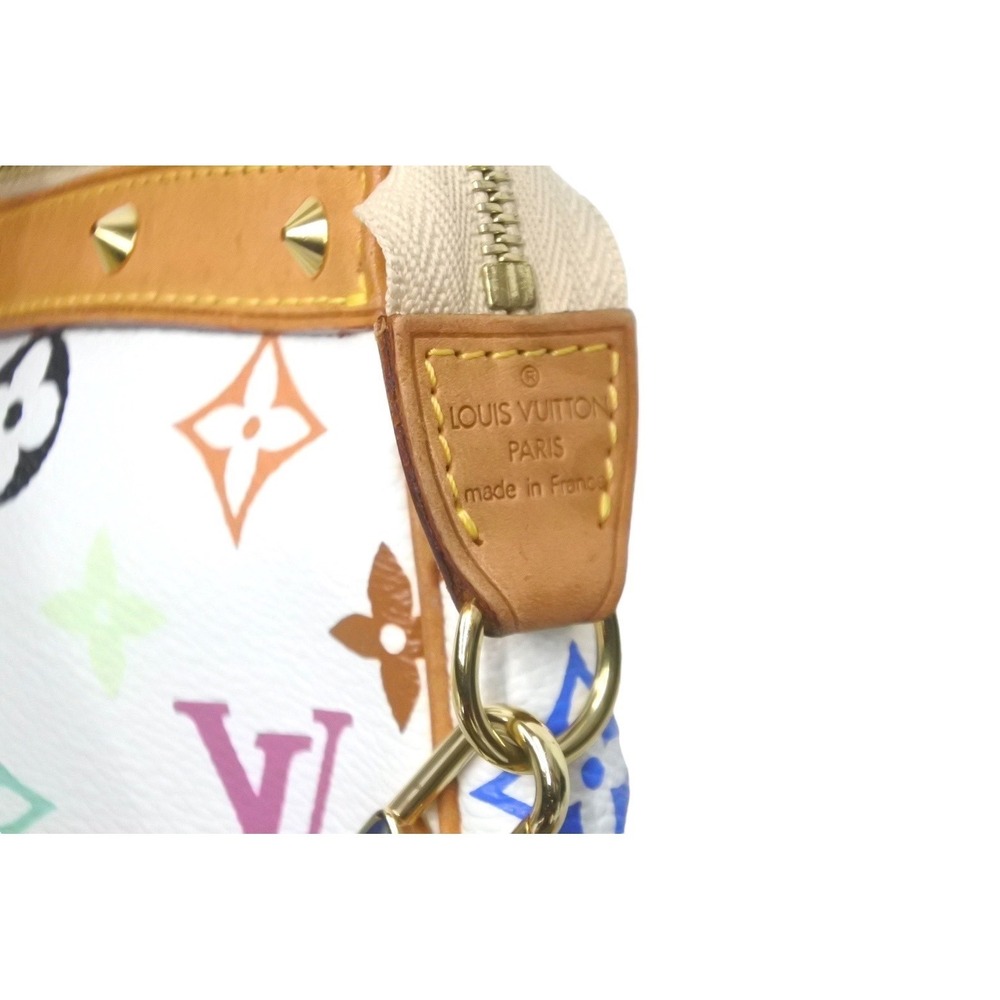 Louis Vuitton Multicolore Murakami Accessoires Takashi Pochette White - Picture 5 of 9